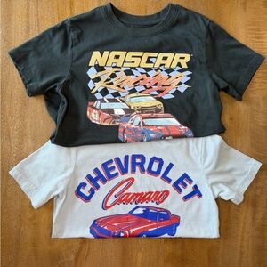 NASCAR Racing & Chevrolet Camaro Graphic Tees - Black & White